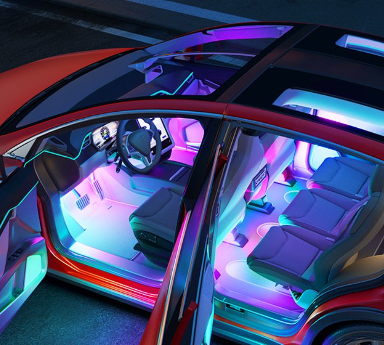 Rettidig etik Det er billigt How to Install LED Strip Lights in Car Interior? – Govee