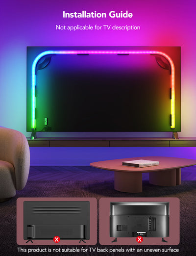 Refurbished Govee RGBIC Neon TV Backlight