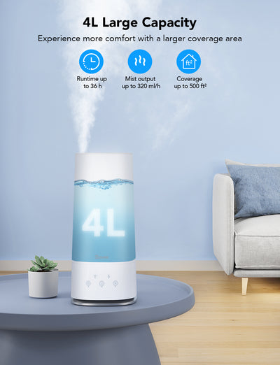 Govee 4L Smart Humidifier with Hygrometer