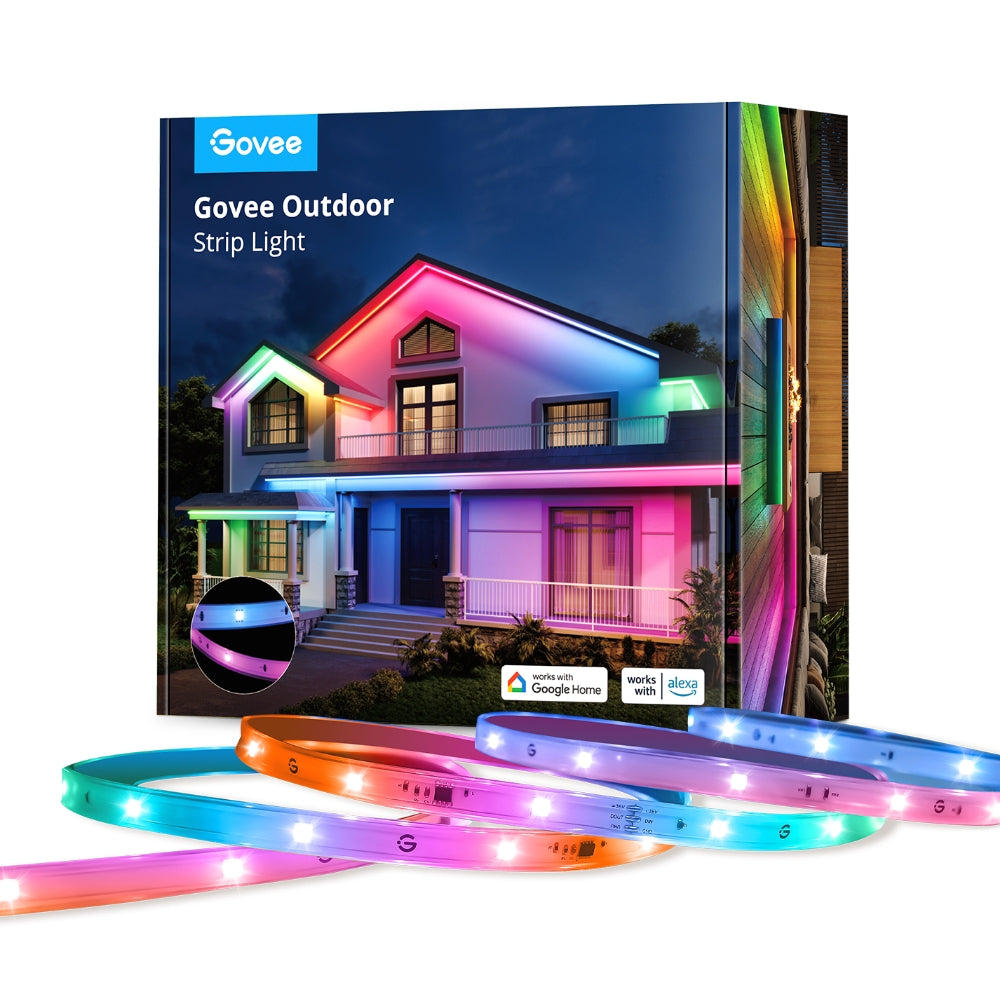 Govee Wi-Fi RGBIC Outdoor Strip Lights