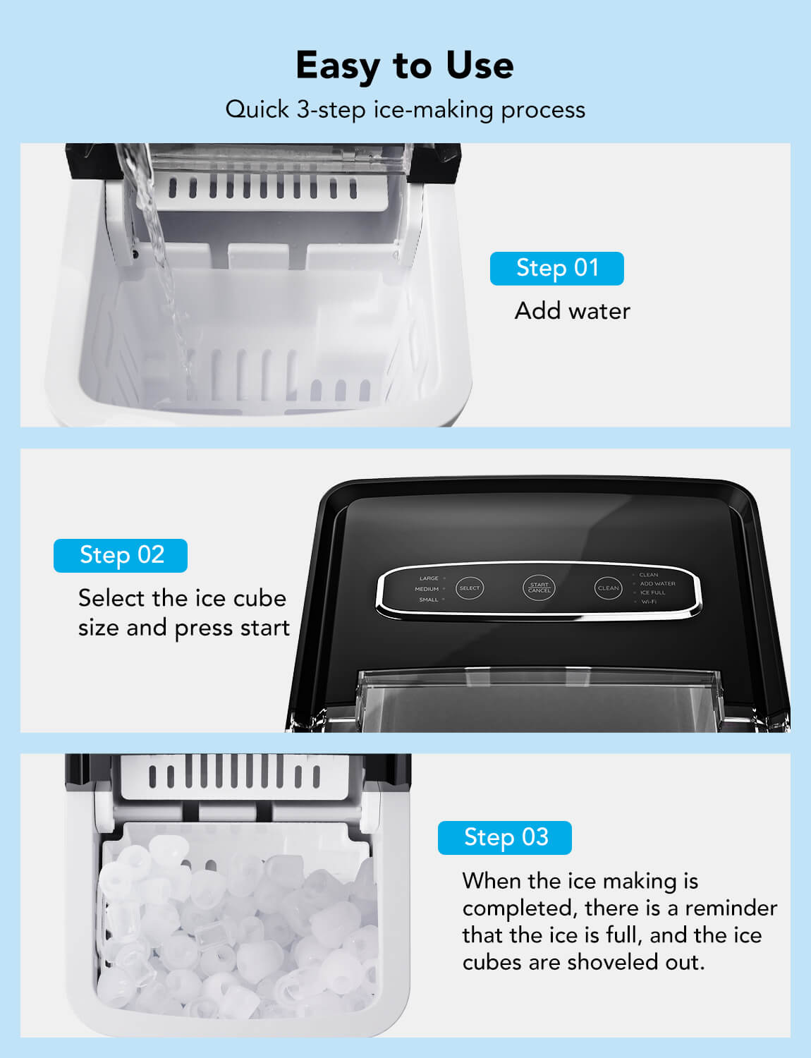 GoveeLife Portable Countertop Ice Maker