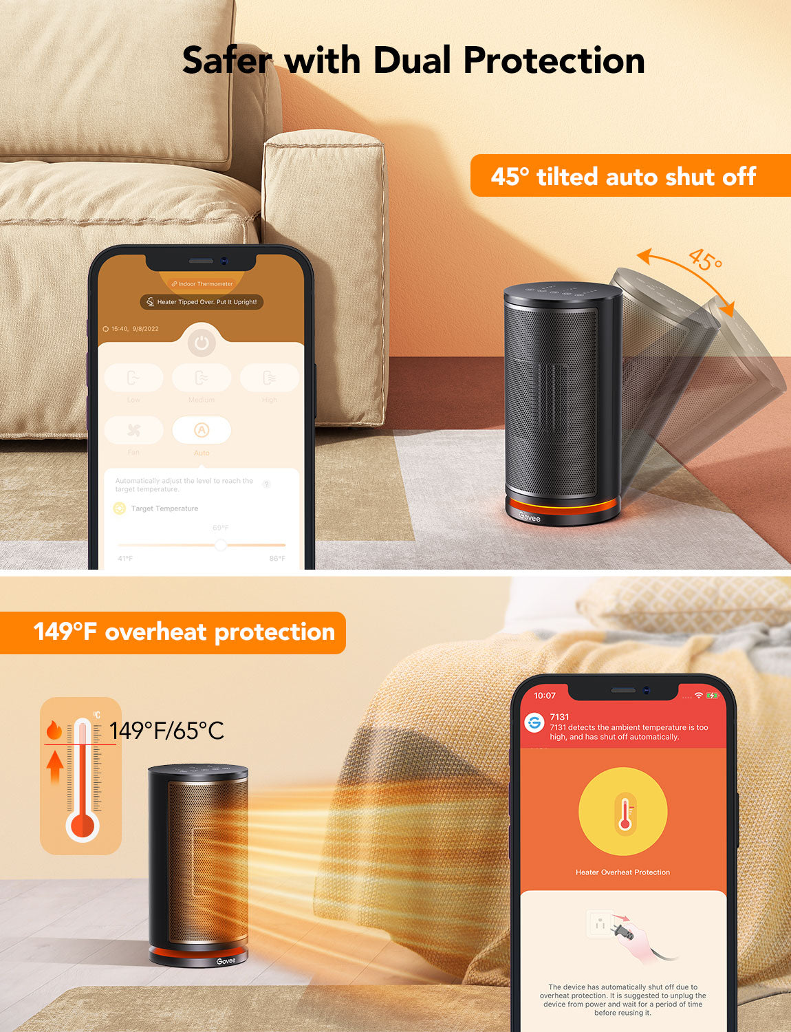 Govee Smart Portable Electric Space Heater