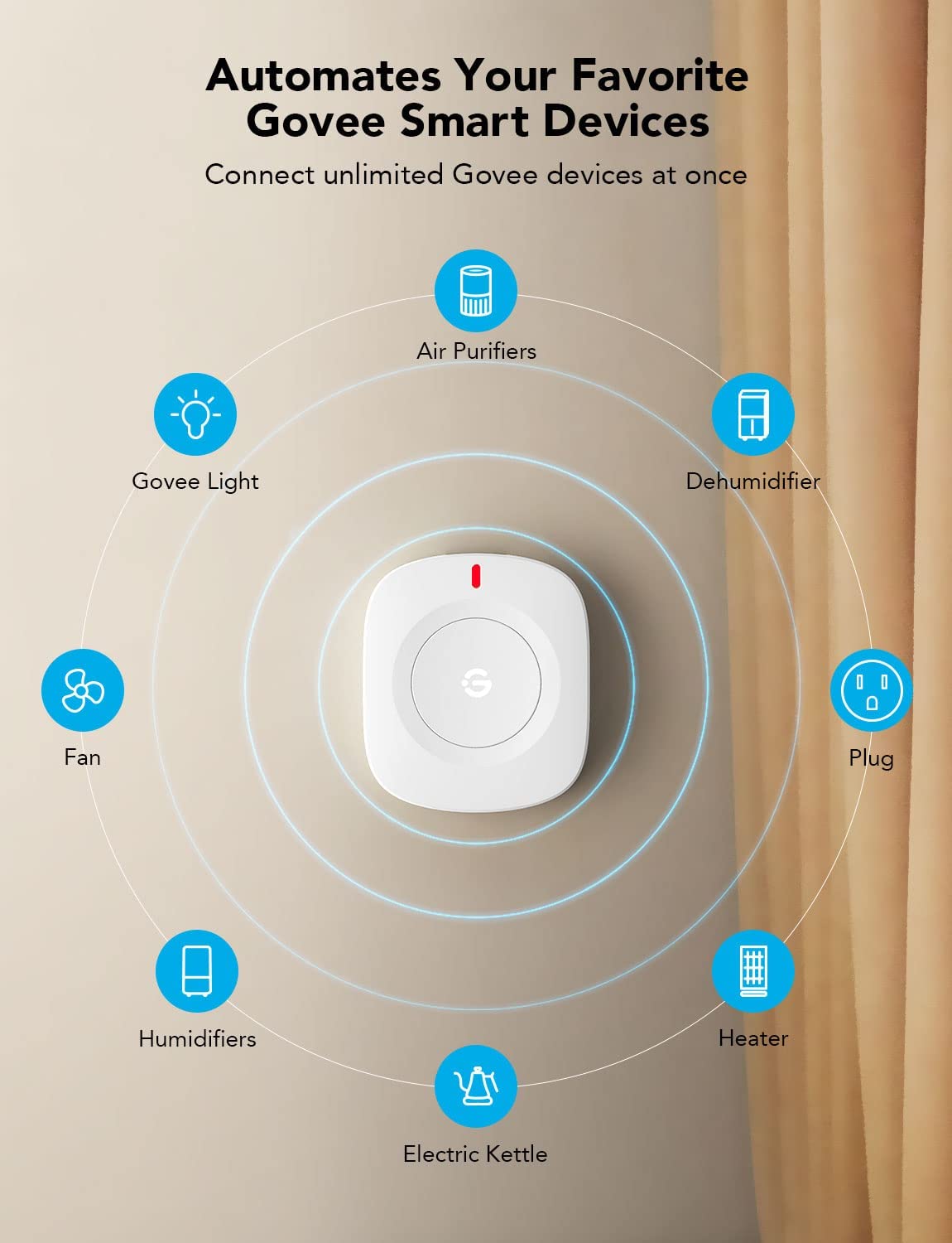 Sensor de botón inalámbrico Govee