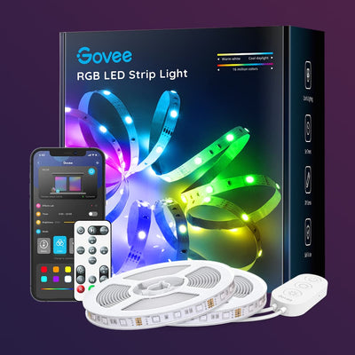 Tira de luces LED Govee RGB con control remoto