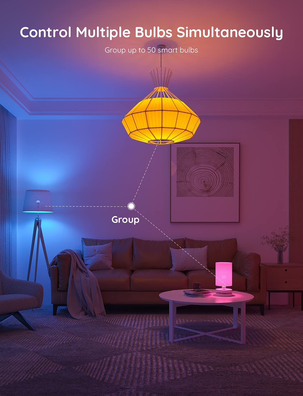 Bombillas LED inteligentes Govee Wi-Fi RGBWW