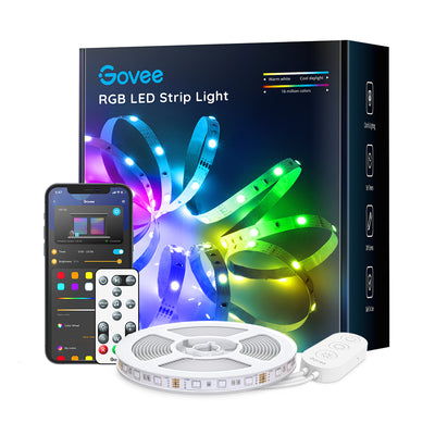 Tira de luces LED Govee RGB con control remoto