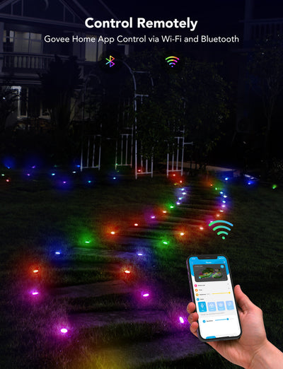Luces de suelo para exterior Govee RGBIC Wi-Fi + Bluetooth
